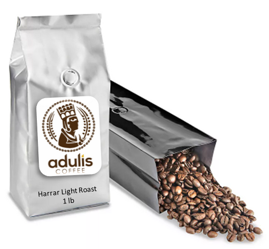 Adulis Coffee Ethiopia Harrar Roast Light Whole Bean