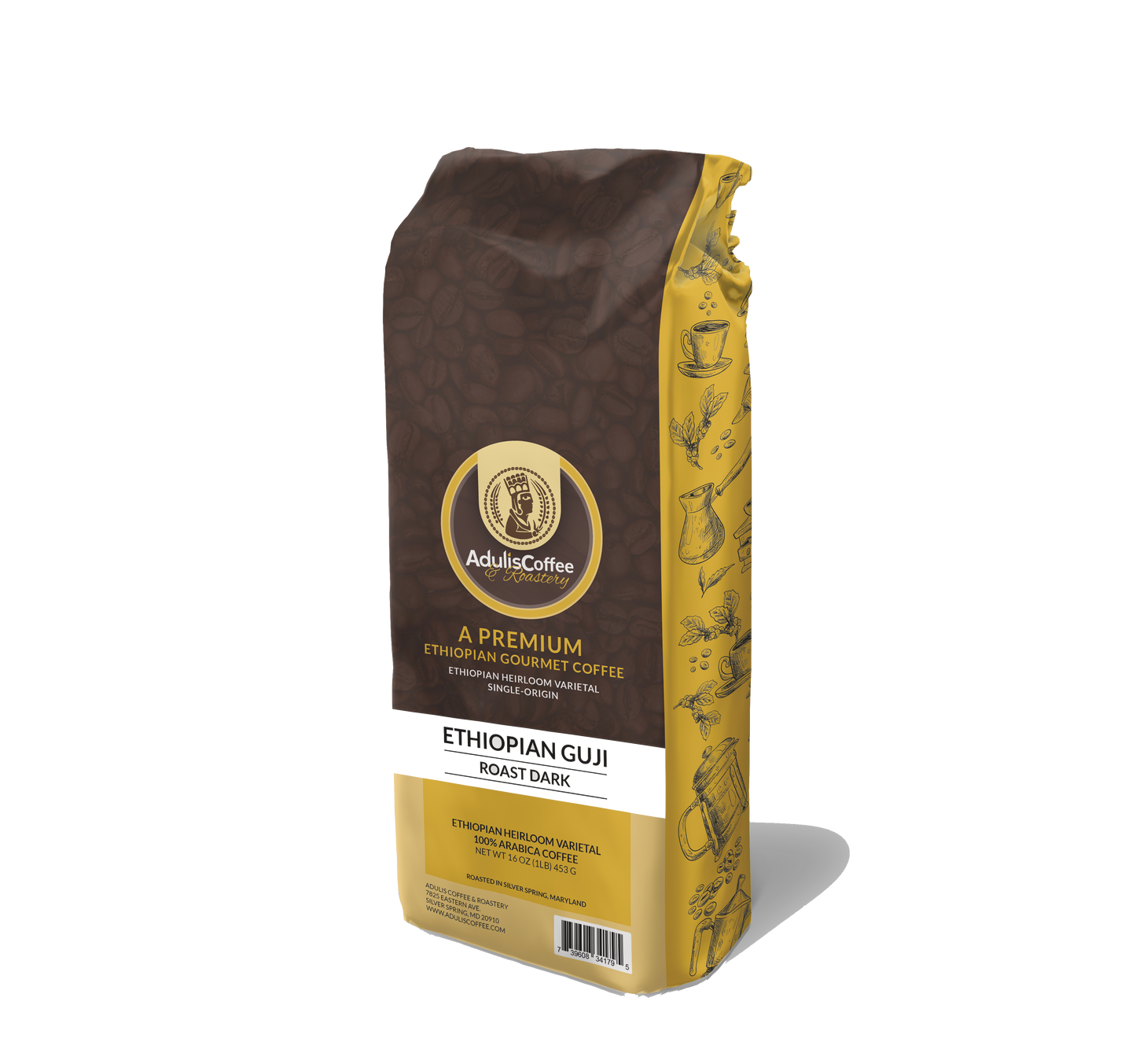 Adulis Coffee Dark Roast Guji Whole Bean