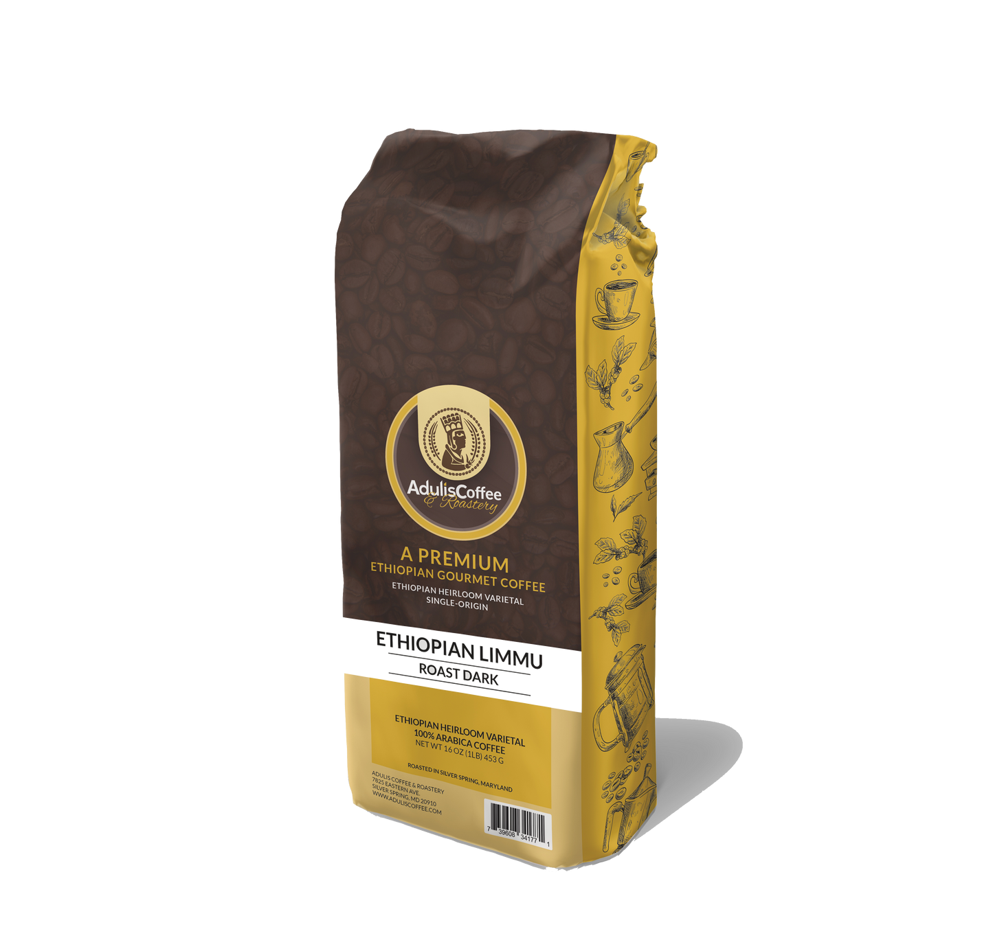 Adulis Coffee Limmu Dark Roast Whole Bean