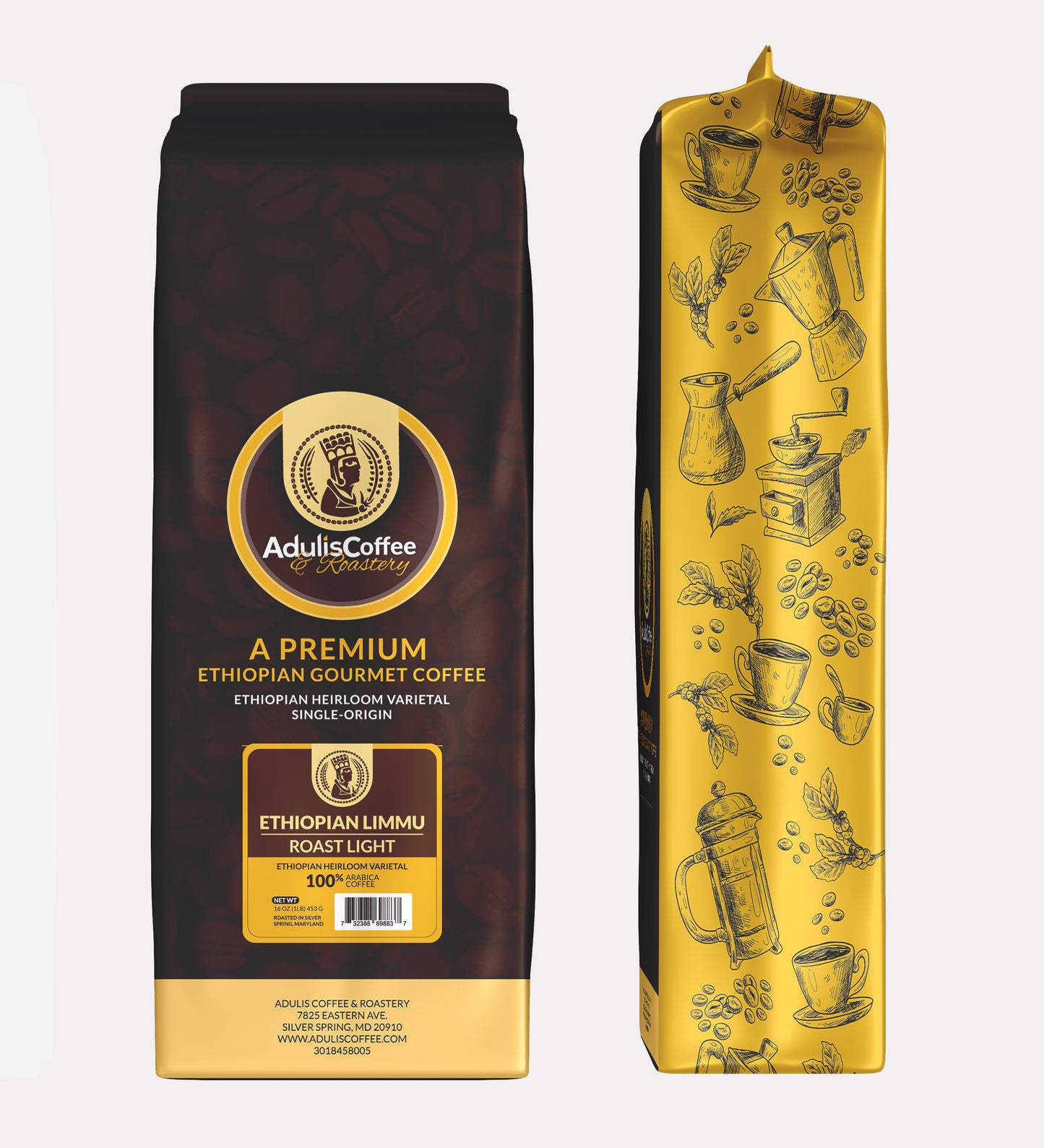 Adulis Coffee Limmu Light Roast Whole Bean