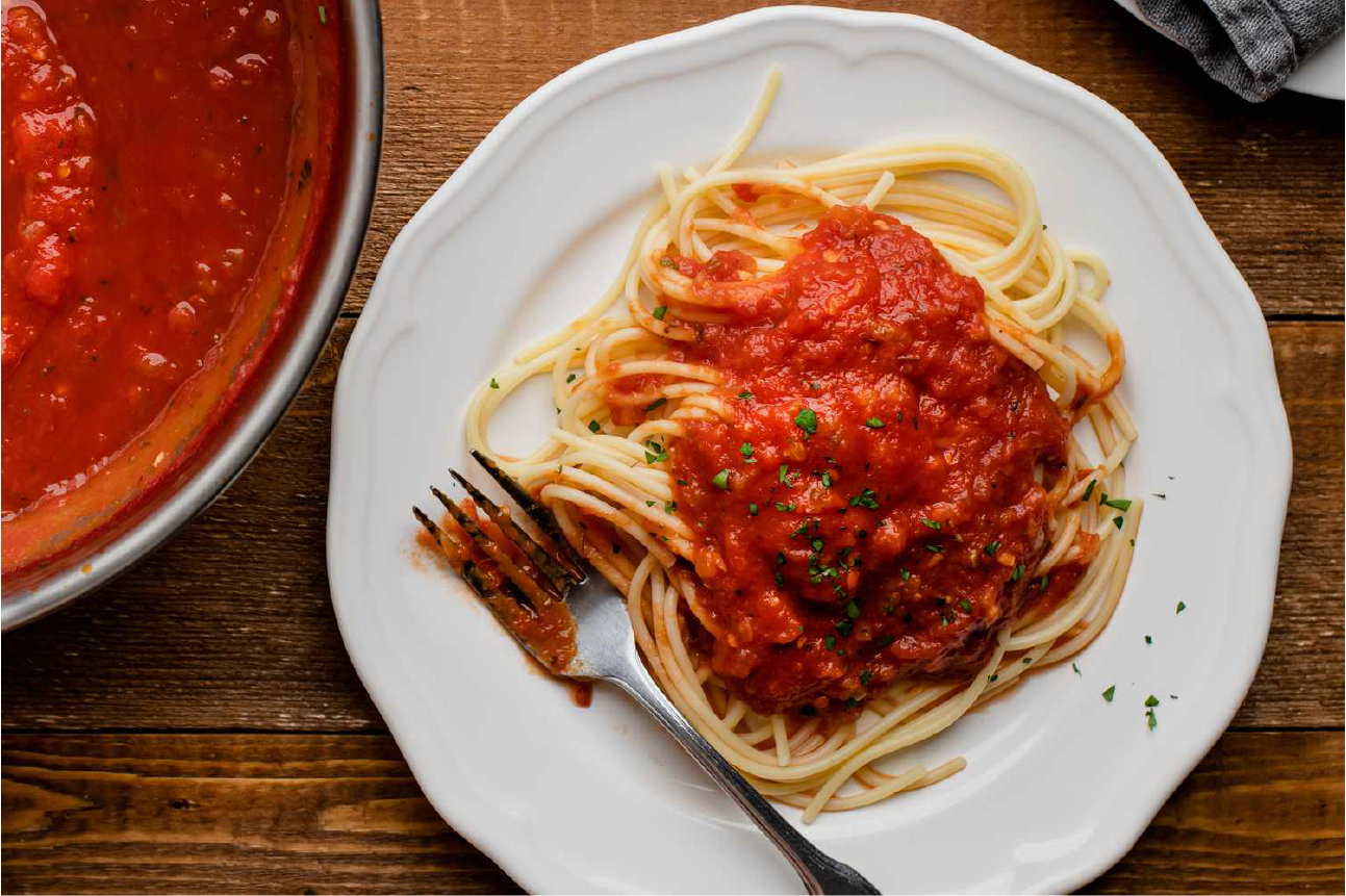 Spaghetti with Tomato Sauce