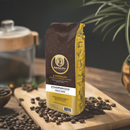 Adulis Coffee Dark Roast Guji Whole Bean